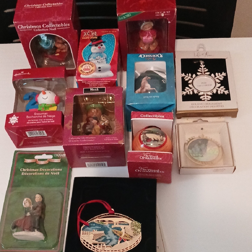 Assorted Christmas Ornaments Collection